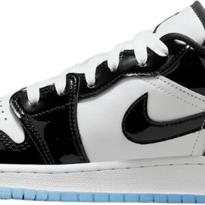 Jordan Youth Air 1 Low SE GS DV1333 100 Concord - Size 5Y White/Black